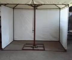 Зонт торговый 3х3 м. Телескопический - палатка - 2