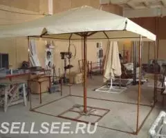 Зонт торговый 3х3 м. Телескопический - палатка - 3