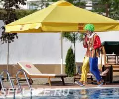 Зонт уличный для кафе, торговли, пляжный зонт 3х3 м. - 3