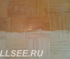 циклевка пол 3слойное покрытие лаком - 3