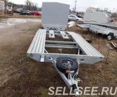 Прицеп-лафета для перевозки автомобиля. - 2