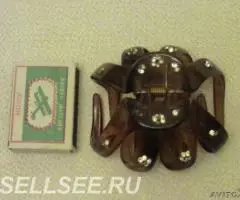 Большой краб для волос пластмассовый - 3