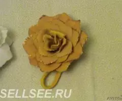 Розочки на резинке для волос - 3