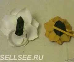 Розочки на резинке для волос - 4