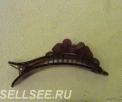 Заколка для волос крокодил пластмассовый - 4