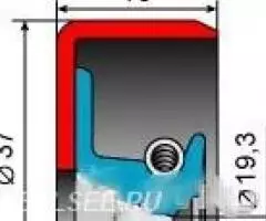 Сальник рулевого редуктора ВАЗ 2101-07 СССР - 3