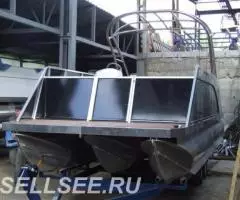 Катер тримаран с тауэром для вейкборда - 2