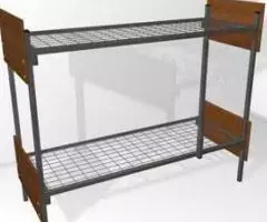 Двухъярусные кровати металлические для детских оздоровительных лагерей - 2