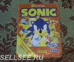 Sonic panini Соник журнал с наклейками 1997 год