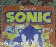 Sonic panini Соник журнал с наклейками 1997 год - 2