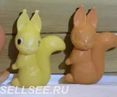Белка пластмассовая игрушка СССР - 2