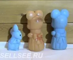 мышь пластмассовая игрушка СССР - 2