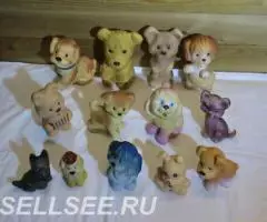 пёс собака щенок реиновая игрушка СССР