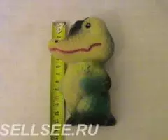 крокодил черепаха резиновая игрушка СССР - 2