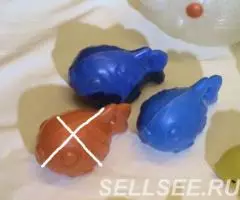 Рыба рыбка пластмассовая игрушка СССР - 2