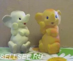 слон мамонт резиновая игрушка СССР - 2