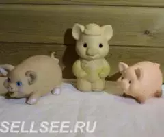 свинья хрюша поросёнок игрушка СССР