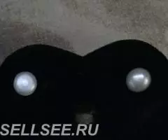 серьги гвоздик искусственный жемчуг новые - 2