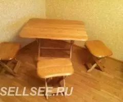 Шезлонг из дуба для дачи и бани - 2